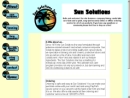 Website Snapshot of Sun Solutions