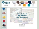 Website Snapshot of Tejas Toppers, Inc.