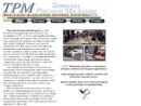 Website Snapshot of Temecula Precision Machining