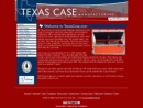Website Snapshot of Texas Case Mfg.
