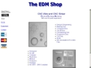 Website Snapshot of The EDM Shop