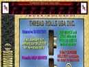Website Snapshot of Thread Rolls U S A, Inc.