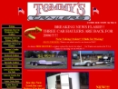 Website Snapshot of Tommy's Trailers