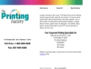 Website Snapshot of Printing Factory