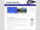 Website Snapshot of Trans-Lite, Inc.