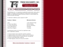 Website Snapshot of Trend Machinery, Inc.