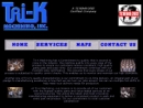 Website Snapshot of Tri-K Machining, Inc.