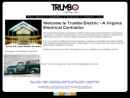 Website Snapshot of TRUMBO ELECTRIC INC