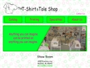 Website Snapshot of T-Shirt & Tole Shop