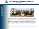 Website Snapshot of TURF EQUIPMENT & SUPPLY CO, IN