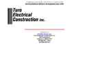 Website Snapshot of Turo Electrical Construction, Inc.