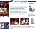 Website Snapshot of Transue & Williams Stamping Co.