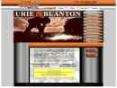 Website Snapshot of Urie & Blanton Welding Supplies