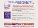 Website Snapshot of U.S. Embroidery & Monogram