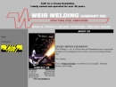 Website Snapshot of Weir Welding