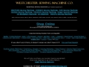 Website Snapshot of WESTCHESTER SEWING MACHINE LLC