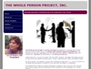 Website Snapshot of The Whole Person Project, Inc.