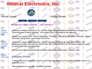 Website Snapshot of Wildcat Electronics, Inc.