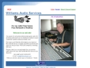 Website Snapshot of WILLIAMS AUDIO SERVICE