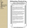 Website Snapshot of Williamsburg Woodcraft, Inc.