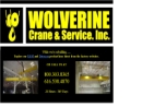 Website Snapshot of Wolverine Crane & Service, Inc.