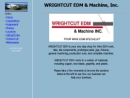 Website Snapshot of WrightCut EDM Machine, Inc.