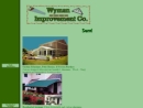 Website Snapshot of Wyman Improvement Co.