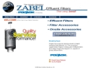 Website Snapshot of Zabel Environmental Technology