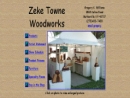 Website Snapshot of Zeke Towne Woodworks