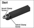 Aloris Mini Swivel Cartridge Tool Holder Short