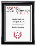 U.S. Commerce Association Award Best Design Services, La Crosse 2010