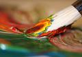 Abstract Art Paint Brush