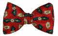Red Fun Daisy Print Day Bow
