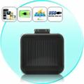 Solar Battery Charger for iPhone, iPod, and USB Devices (Black)