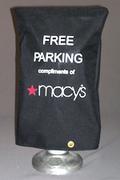 Free Parking compliments of Macy's meter hood
