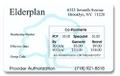 Elderplan Benefits Card by Accurate Plastic Printers, LLC.