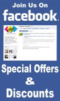 Join us on facebook for the latest special offers and discounts