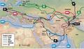 Various Routes into and out of the Pakistan-Afghanistan area