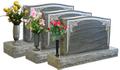 Monument Vases for Large, Medium, Small Monument Base Extensions