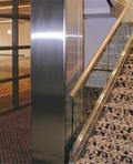 Stainless steel architectural column wrap