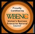 Proudly Certified #2005110604by Women's Business Enterprise National Council (WBENC)