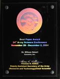 Best paper award: Best paper in medical devices category.