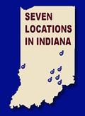 Seven locations in Indiana