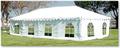 20' by 40' White Frame Tent with Window Sidewalls