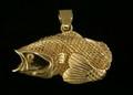 14Kt Double Sided Bass Charm