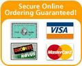 Secure Online Ordering at Etailgifts Guaranteed with mastercard credit, visa credit card, american express credit card, discover credit card