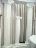 White Convention Drapes