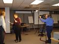 video session at calcagni media training program