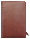 British Tan leather journal with hubbed spine