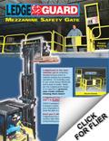 Ledge Guard Mezzanine Gate System